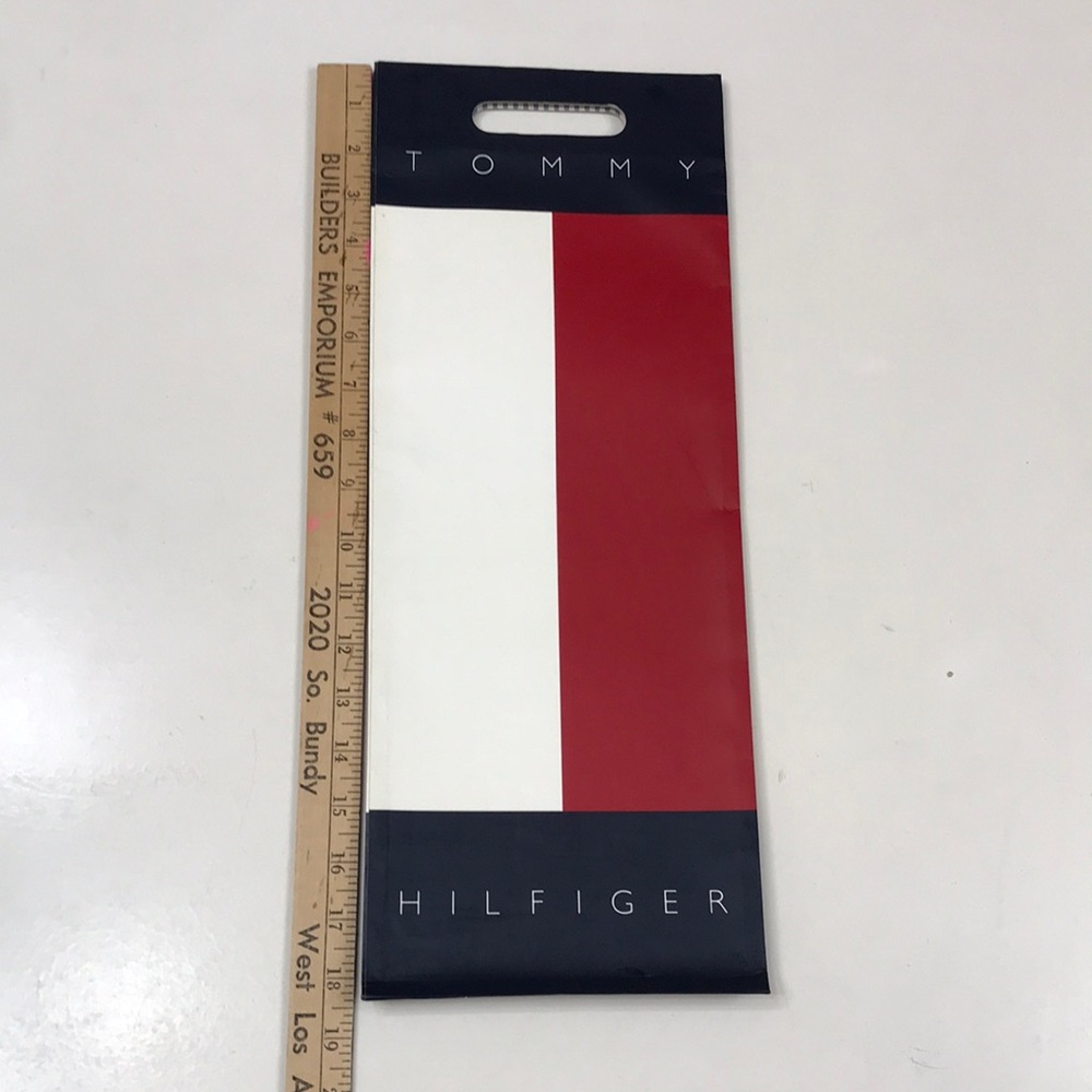Tommy Hilfiger Red and White Gift Bag